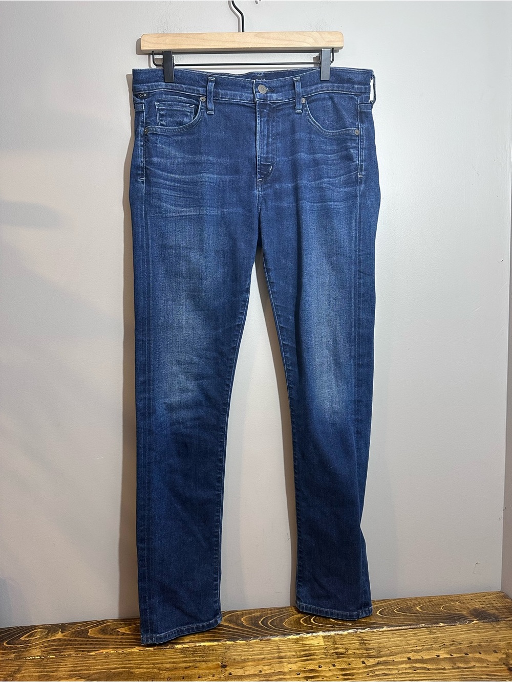 Women's Citizens of Humanity Agnes Mid Rise Slim Straight Jeans Blue 29